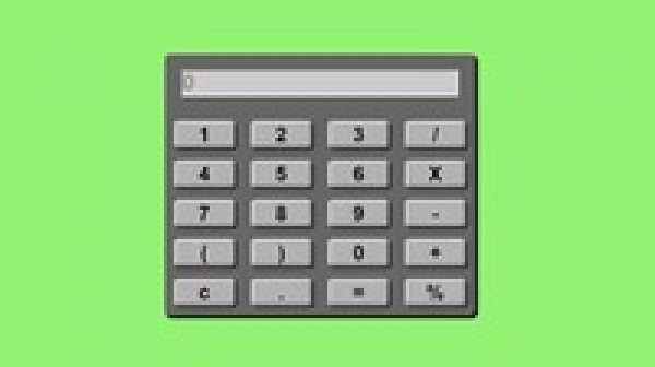 Learn Javascript Web App Development -Build A Calculator App