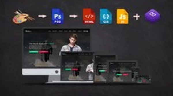 Create Responsive Websites: From PSD Design to Code As a Pro