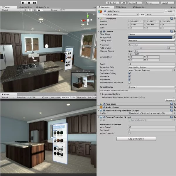 Integrating Scripts for Scene Interactions