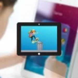 Reskinning the Side scroller Jumpy Skating Game iOS Game, EZ
