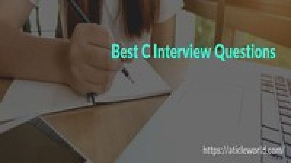 Best C Interview Questions