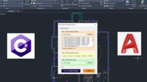 AutoCAD Programming using C# with Windows Forms