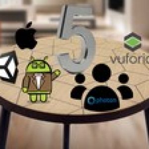 Arcore & Vuforia make 5 games Augmented Reality in Unity3D