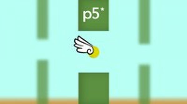 Make A Flappy Bird Game using JavaScript & P5.js framework