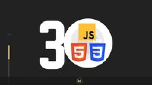 30 HTML, CSS & JavaScript projects in 30 Days for Beginners
