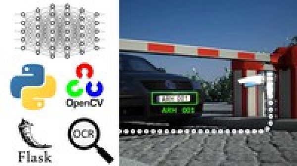 Automatic Number Plate Recognition, OCR Web App in Python