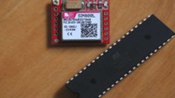 AVR ATMEL + GSM + GPS. Security alarm using SMS messages.
