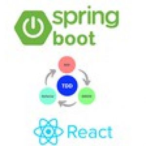 Full stack project with spring boot java and react - TDD